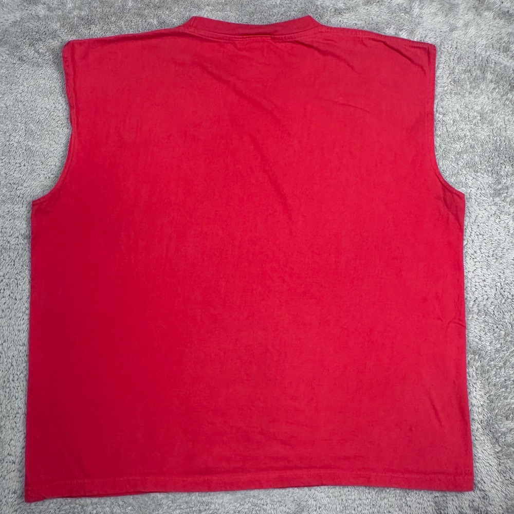 Cadre Athletic Nebraska Huskers Tank Top Mens 2XL Red Muscle Tee Graphic Cotton - Picture 7 of 8